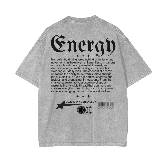 ENERGY Oversize T-Shirt - 250 GSM