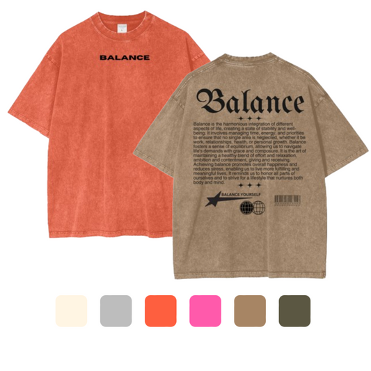 BALANCE Oversize T-Shirt - 250 GSM