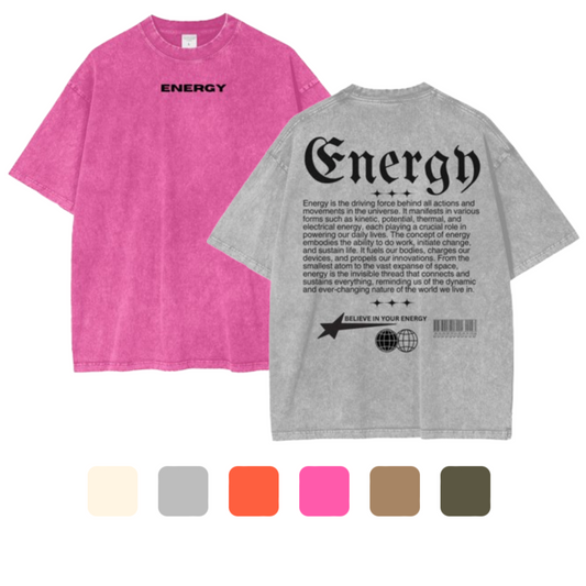 ENERGY Oversize T-Shirt - 250 GSM