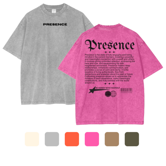 PRESENCE Oversize T-Shirt - 250 GSM