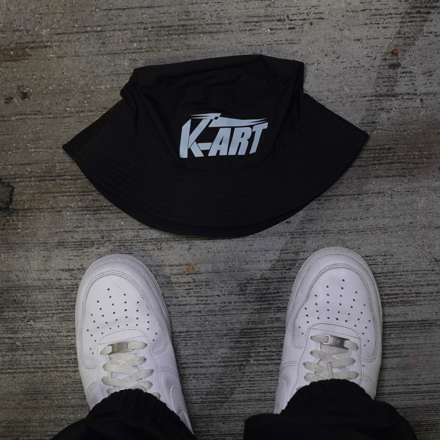 K ART LOGO Nylon Bucket Hat