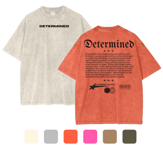 DETERMINED Oversize T-Shirt - 250 GSM