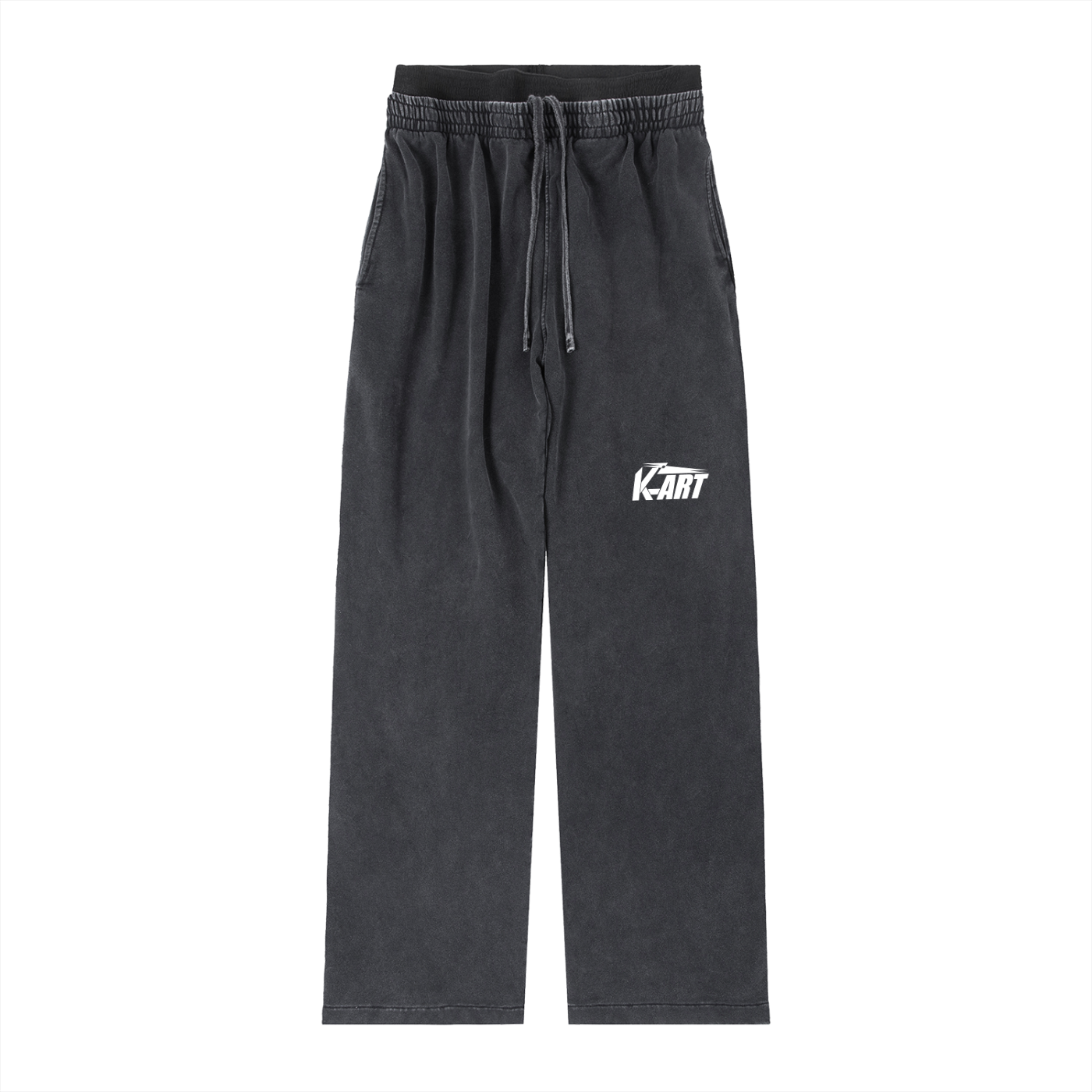 (WOMEN) K ART LOGO Vintage Washed Waist Pants