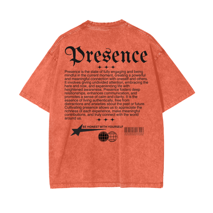 PRESENCE Oversize T-Shirt - 250 GSM