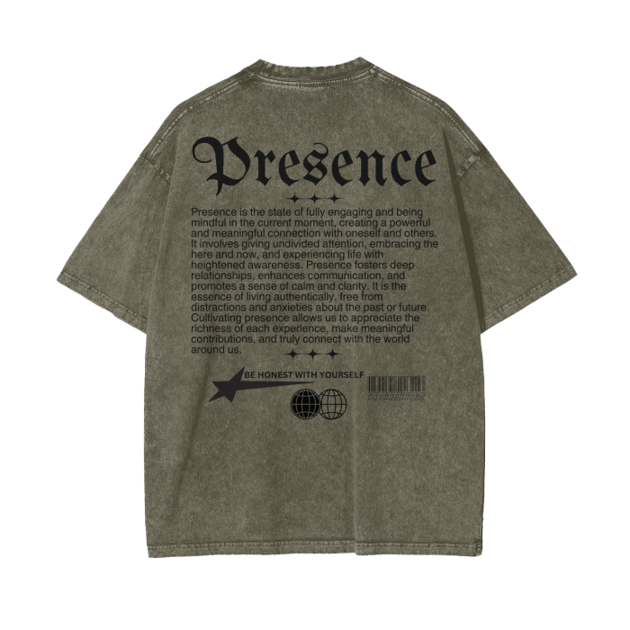 PRESENCE Oversize T-Shirt - 250 GSM